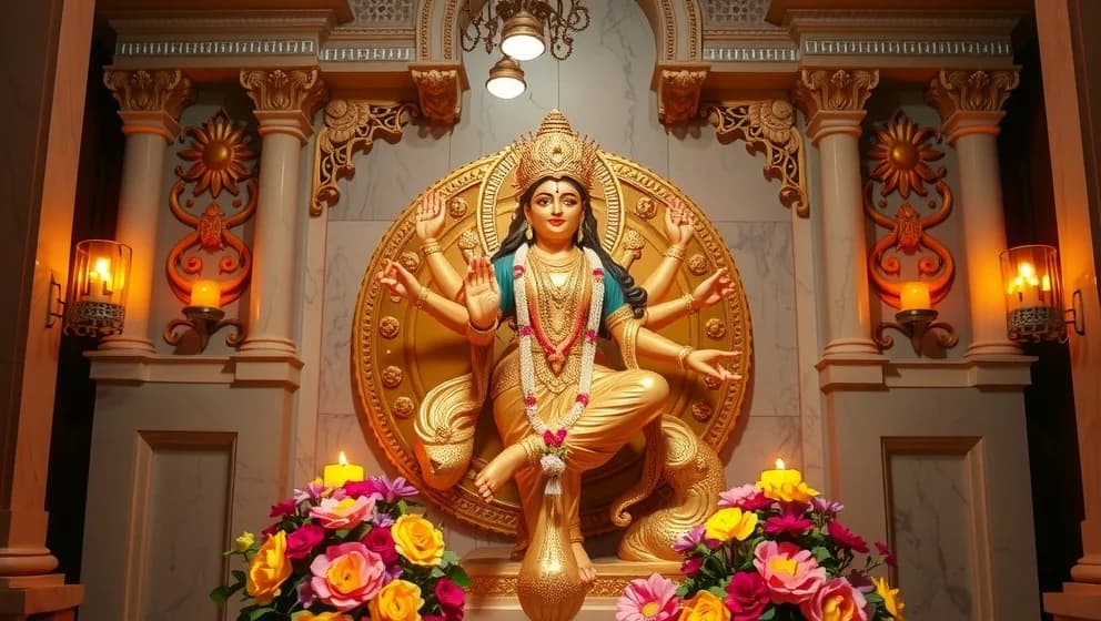 Hinduisk gudinna med 4 bokstäver